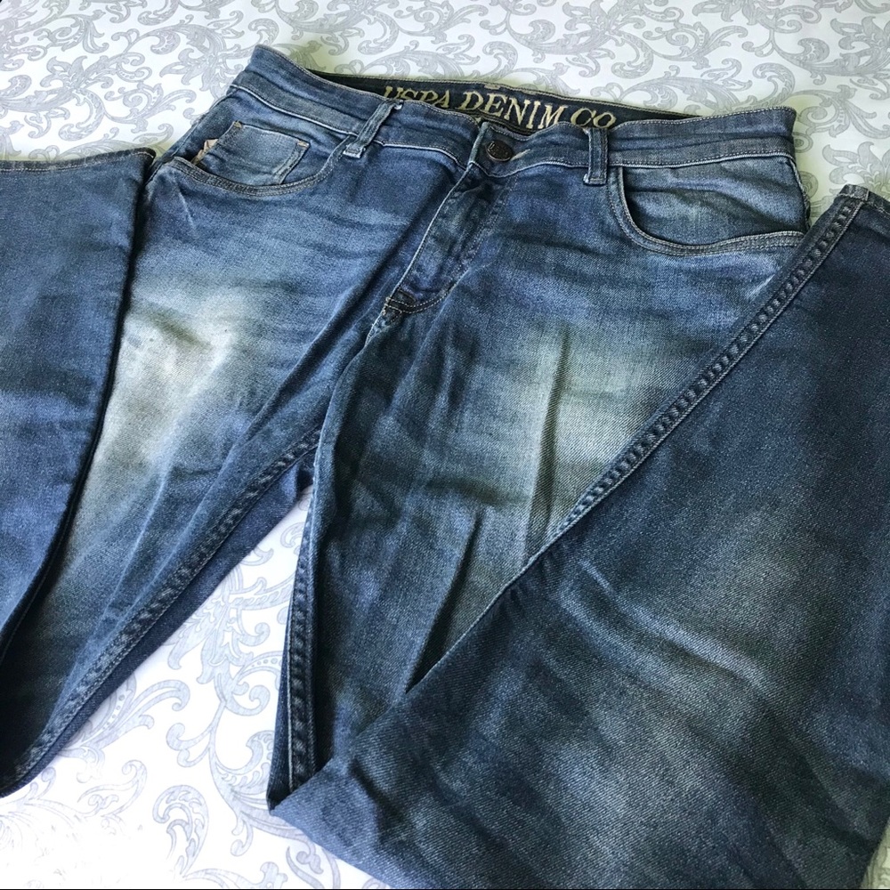 Medium wash jeans